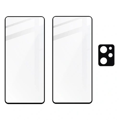 Buy 2x Screen glass + camera glass BIZON Edge 2 for Poco X5 Pro - BIZ2175 - {ean13} - Home Screen Store Europe