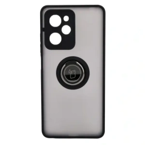 Kup Etui z uchwytem na palec Bizon Case Hybrid Ring do Xiaomi Poco X5 Pro przydymione z czarną ramką - BIZ2176 - {ean13} - Sklep Home Screen