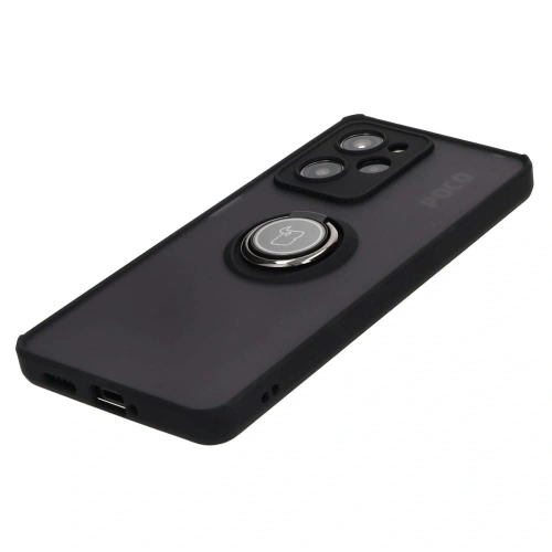 Kup Etui s úchytem na prst Bizon Case Hybrid Ring pro Xiaomi Poco X5 Pro kouřové s černým rámečkem - BIZ2176 - {ean13} - Sklep Home Screen