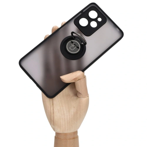 Kup Etui s úchytem na prst Bizon Case Hybrid Ring pro Xiaomi Poco X5 Pro kouřové s černým rámečkem - BIZ2176 - {ean13} - Sklep Home Screen