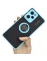 Buy Bizon Case Hybrid Ring Xiaomi Poco X5 Pro smoky with a light blue frame - BIZ2177 - {ean13} - Home Screen Store Europe