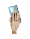 Buy Bizon Case Hybrid Ring Xiaomi Poco X5 Pro smoky with a light blue frame - BIZ2177 - {ean13} - Home Screen Store Europe