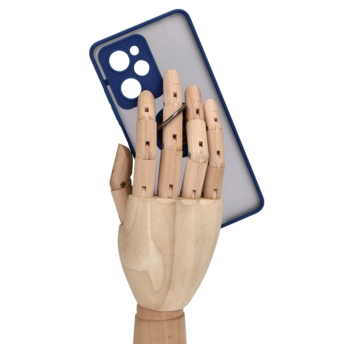 Kup Etui s úchopem na prst Bizon Case Hybrid Ring do Xiaomi Poco X5 Pro kouřové s modrým rámem - BIZ2178 - {ean13} - Sklep Home Screen