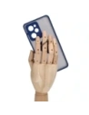 Kup Etui s úchopem na prst Bizon Case Hybrid Ring do Xiaomi Poco X5 Pro kouřové s modrým rámem - BIZ2178 - {ean13} - Sklep Home Screen