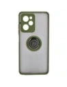 Kup Bizon Case Hybrid Ring Xiaomi Poco X5 Pro rauchig mit einem grünen Rahmen - BIZ2179 - {ean13} - Sklep Home Screen