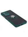 Kup Bizon Case Hybrid Ring Xiaomi Poco X5 Pro rauchig mit einem dunkelgrünen Rahmen - BIZ2180 - {ean13} - Sklep Home Screen