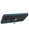 Buy Bizon Case Hybrid Ring Xiaomi Poco X5 Pro smoky with a dark green frame - BIZ2180 - {ean13} - Home Screen Store Europe