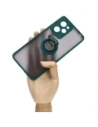 Kup Bizon Case Hybrid Ring Xiaomi Poco X5 Pro rauchig mit einem dunkelgrünen Rahmen - BIZ2180 - {ean13} - Sklep Home Screen