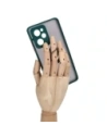 Kup Bizon Case Hybrid Ring Xiaomi Poco X5 Pro rauchig mit einem dunkelgrünen Rahmen - BIZ2180 - {ean13} - Sklep Home Screen