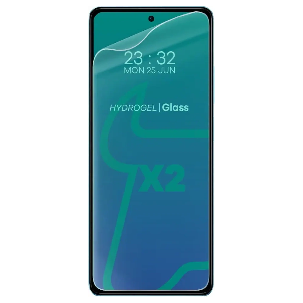 Folia hydrożelowa na ekran Bizon Glass Hydrogel do Poco X5 Pro Redmi Note 12 Pro 5G Redmi Note 12 Pro+ 5G [2 PACK]