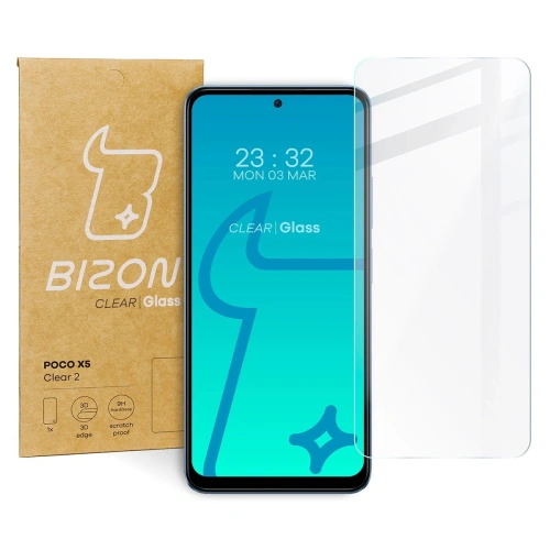 Kup Szkło hartowane Bizon Glass Clear 2 do Xiaomi POCO X5 Redmi Note 12 4G/5G - BIZ2186 - {ean13} - Sklep Home Screen
