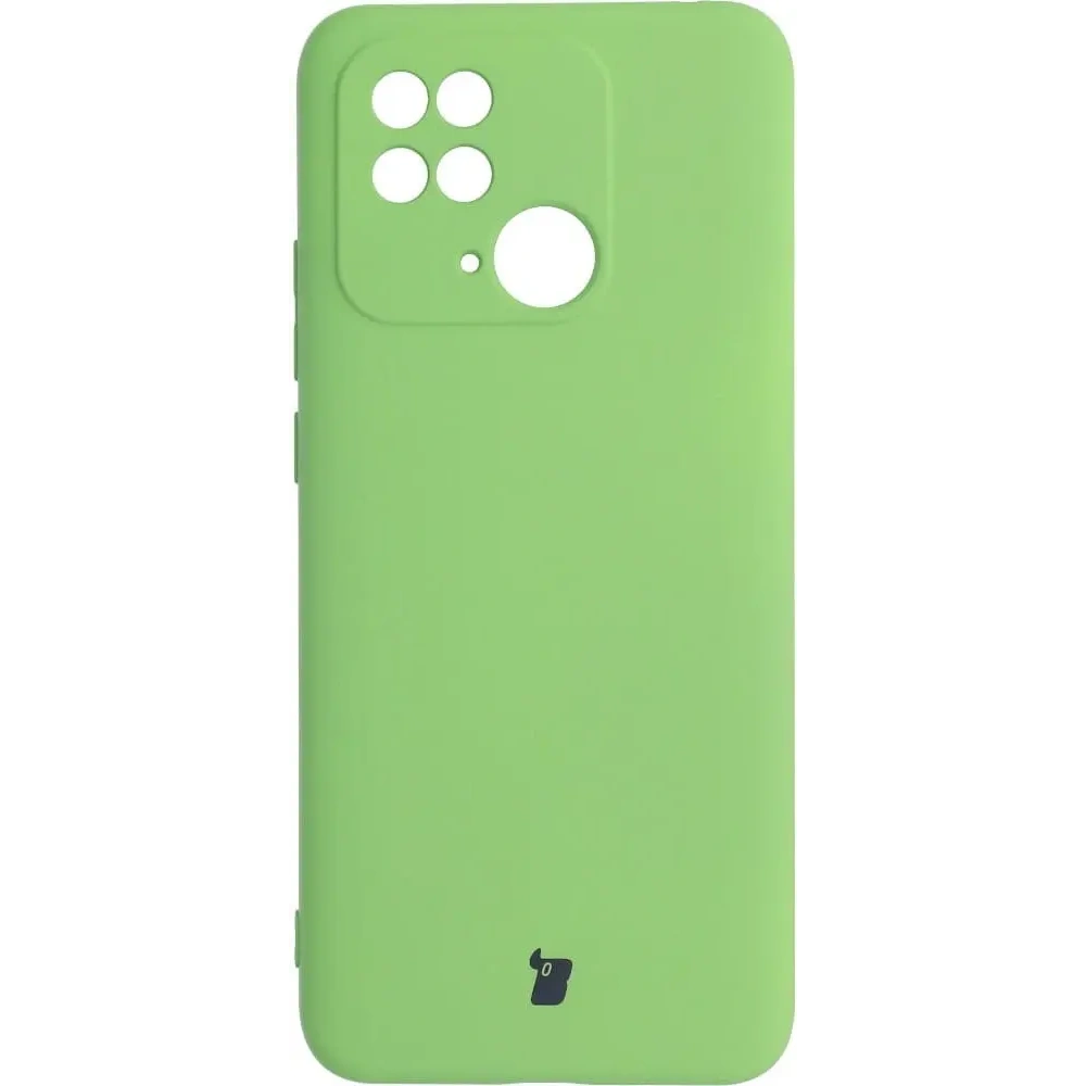 Etui Bizon Case Silicone do Xiaomi Redmi 10C jasnozielone