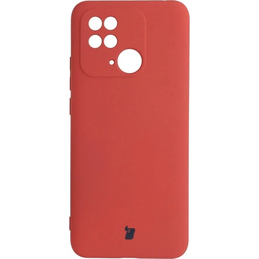 Etui Bizon Case Silicone do Xiaomi Redmi 10C ciemny róż