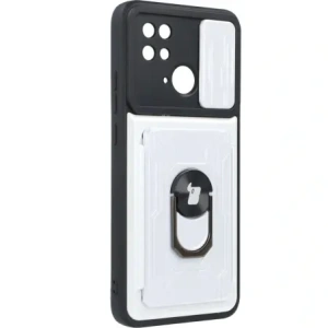 Kup Etui Bizon Case Camshield Card Slot Ring do Xiaomi Redmi 10C białe - BIZ2189 - {ean13} - Sklep Home Screen
