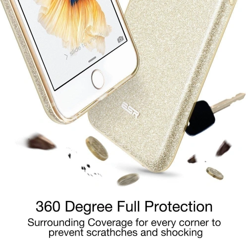 Kup ESR Apple Case Glitter Shine iPhone 6/6s 4.7 Rose Gold - ESR156RS - {ean13} - Sklep Home Screen