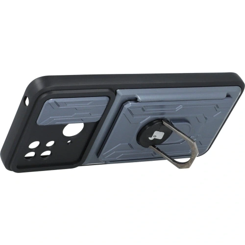 Kup Bizon Case Camshield Kartensteckplatz Ring Xiaomi Redmi 10C grau - BIZ2191 - {ean13} - Sklep Home Screen