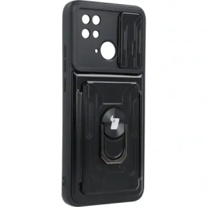 Kup Etui Bizon Case Camshield Card Slot Ring do Xiaomi Redmi 10C czarne - BIZ2195 - {ean13} - Sklep Home Screen