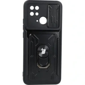 Kup Etui Bizon Case Camshield Card Slot Ring do Xiaomi Redmi 10C czarne - BIZ2195 - {ean13} - Sklep Home Screen