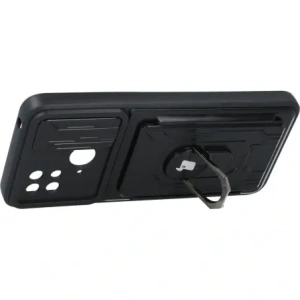 Kup Etui Bizon Case Camshield Card Slot Ring do Xiaomi Redmi 10C czarne - BIZ2195 - {ean13} - Sklep Home Screen