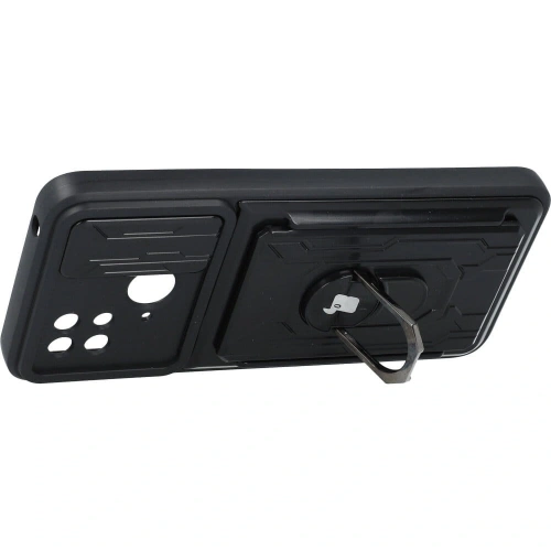 Kup Bizon Case Camshield Kartensteckplatz Ring Xiaomi Redmi 10C schwarz - BIZ2195 - {ean13} - Sklep Home Screen