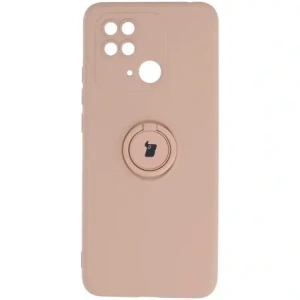 Kup Etui Bizon Case Silicone Ring Sq do Redmi 10C jasnoróżowe - BIZ2197 - {ean13} - Sklep Home Screen