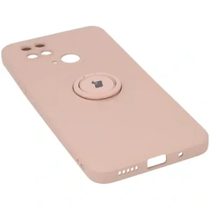 Kup Etui Bizon Case Silicone Ring Sq do Redmi 10C jasnoróżowe - BIZ2197 - {ean13} - Sklep Home Screen