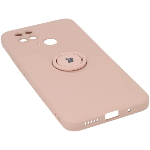 Kup Etui Bizon Case Silicone Ring Sq do Redmi 10C jasnoróżowe - BIZ2197 - {ean13} - Sklep Home Screen