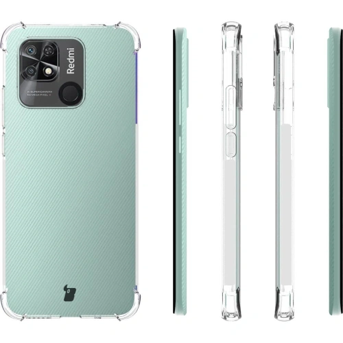 Kup Bizon Case Clear Pack carcasă + 2x sticlă pentru ecran + sticlă pentru lentilă Xiaomi Poco C40/Redmi 10C clar - BIZ2198 - {ean13} - Sklep Home Screen