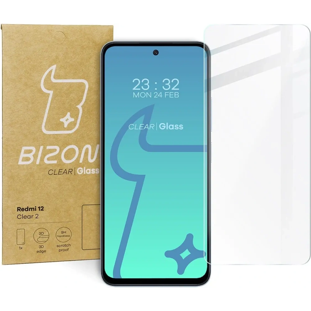 Szkło hartowane Bizon Glass Clear 2 do Redmi 12