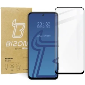 Kup Szkło hartowane Bizon Glass Edge 2 do Redmi 12 czarne - BIZ2200 - {ean13} - Sklep Home Screen
