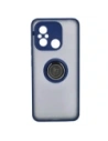 Buy Bizon Case Hybrid Ring Xiaomi Redmi 12C smoky with a navy blue frame - BIZ2203 - {ean13} - Home Screen Store Europe