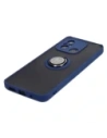 Buy Bizon Case Hybrid Ring Xiaomi Redmi 12C smoky with a navy blue frame - BIZ2203 - {ean13} - Home Screen Store Europe