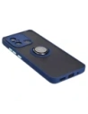 Buy Bizon Case Hybrid Ring Xiaomi Redmi 12C smoky with a navy blue frame - BIZ2203 - {ean13} - Home Screen Store Europe