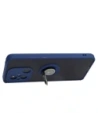Buy Bizon Case Hybrid Ring Xiaomi Redmi 12C smoky with a navy blue frame - BIZ2203 - {ean13} - Home Screen Store Europe