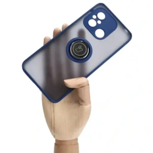 Kup Bizon Case Hybrid Ring Xiaomi Redmi 12C füstös navy kék kerettel - BIZ2203 - {ean13} - Sklep Home Screen