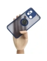 Buy Bizon Case Hybrid Ring Xiaomi Redmi 12C smoky with a navy blue frame - BIZ2203 - {ean13} - Home Screen Store Europe