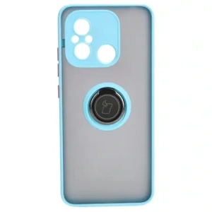 Kup Bizon Case Hybrid Gyűrű Xiaomi Redmi 12C füstös világoskék kerettel - BIZ2206 - {ean13} - Sklep Home Screen