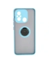 Buy Bizon Case Hybrid Ring Xiaomi Redmi 12C smoky with a light blue frame - BIZ2206 - {ean13} - Home Screen Store Europe