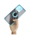 Buy Bizon Case Hybrid Ring Xiaomi Redmi 12C smoky with a light blue frame - BIZ2206 - {ean13} - Home Screen Store Europe
