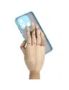 Buy Bizon Case Hybrid Ring Xiaomi Redmi 12C smoky with a light blue frame - BIZ2206 - {ean13} - Home Screen Store Europe