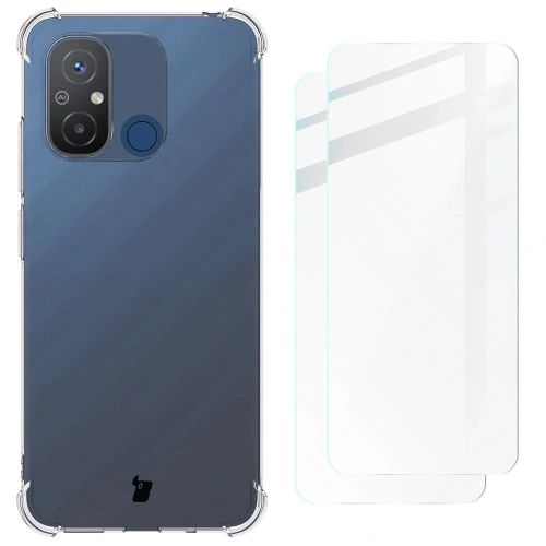 Kup Bizon Case Clear Pack tok + 2x kijelző üveg Xiaomi Redmi 12C átlátszó - BIZ2207 - {ean13} - Sklep Home Screen