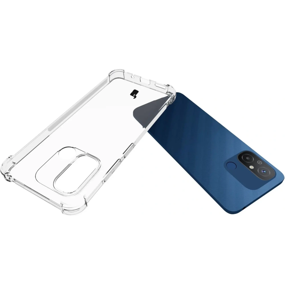 Etui + 2x szkło na ekran Bizon Case Clear Pack do Xiaomi Redmi 12C przezroczyste