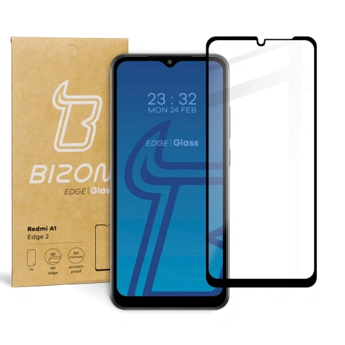 Kup Bizon Glass Edge 2 Redmi A1 negru - BIZ2210 - {ean13} - Sklep Home Screen