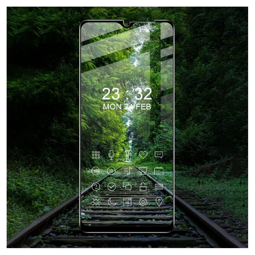 Szkło hartowane Bizon Glass Edge 2 do Redmi A1 czarne