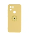 Coroana din silicon Bizon pentru Redmi A1, galbenă.