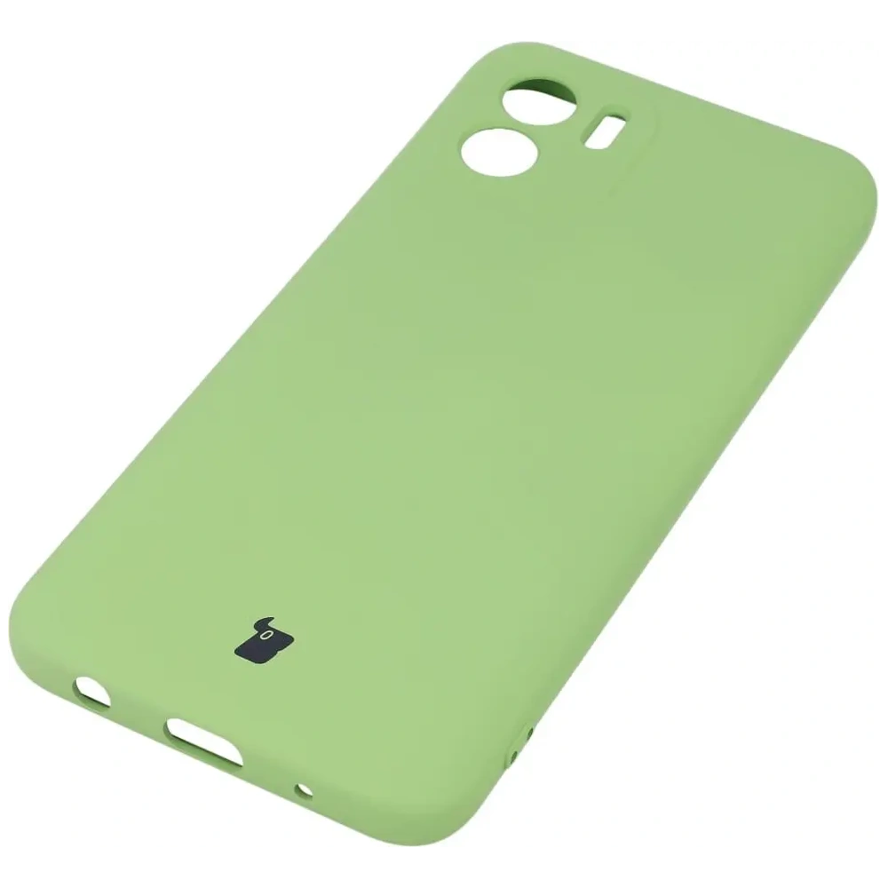 Etui Bizon Case Silicone do Xiaomi Redmi A1 jasnozielone