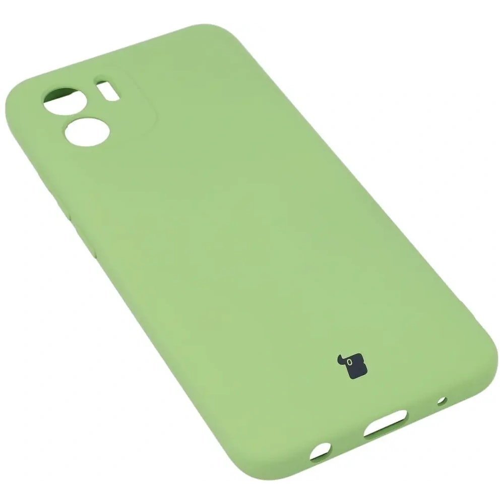 Etui Bizon Case Silicone do Xiaomi Redmi A1 jasnozielone
