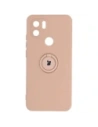 Inel din silicon Bizon Case pentru Redmi A1 roz deschis
