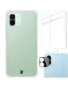 Bizon Case Clear Pack husă + 2x sticlă pentru ecran + sticlă pentru obiectiv Xiaomi Redmi A1 transparentă