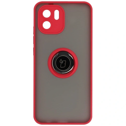 Kup Bizon Case Hybrid Ring Xiaomi Redmi A1 fumuriu cu un cadru roșu - BIZ2231 - {ean13} - Sklep Home Screen